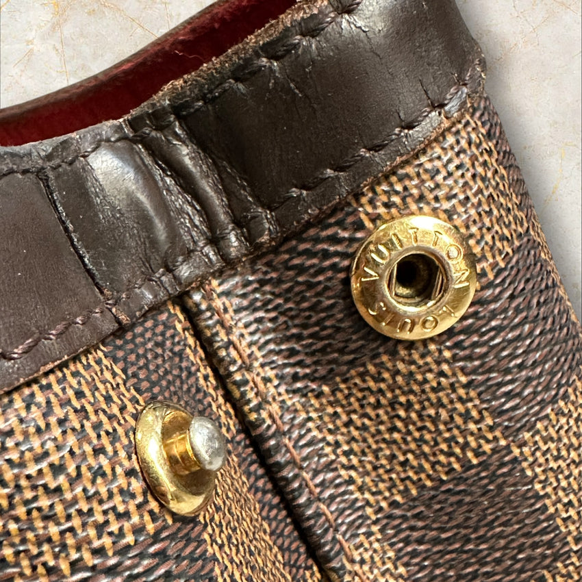 Louis Vuitton Vintage Y2K „Hampstead MM“ Handtasche — Damier Ebene