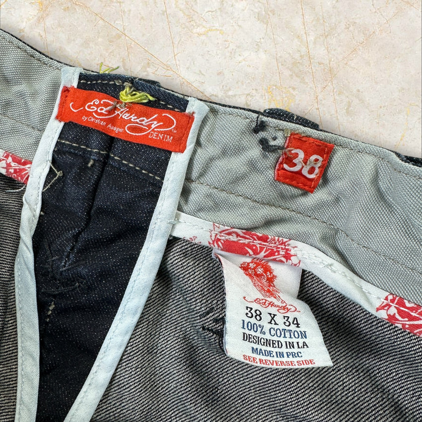 Y2K Ed Hardy Baggy Herren Jeans Size 46 / L-XL