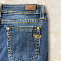 Y2K Miss Me High Rise Flared Jeans Damen Size 46 / 3XL