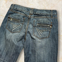 Y2K Feng You China Style Flared Damen Jeans — Size 40 / L
