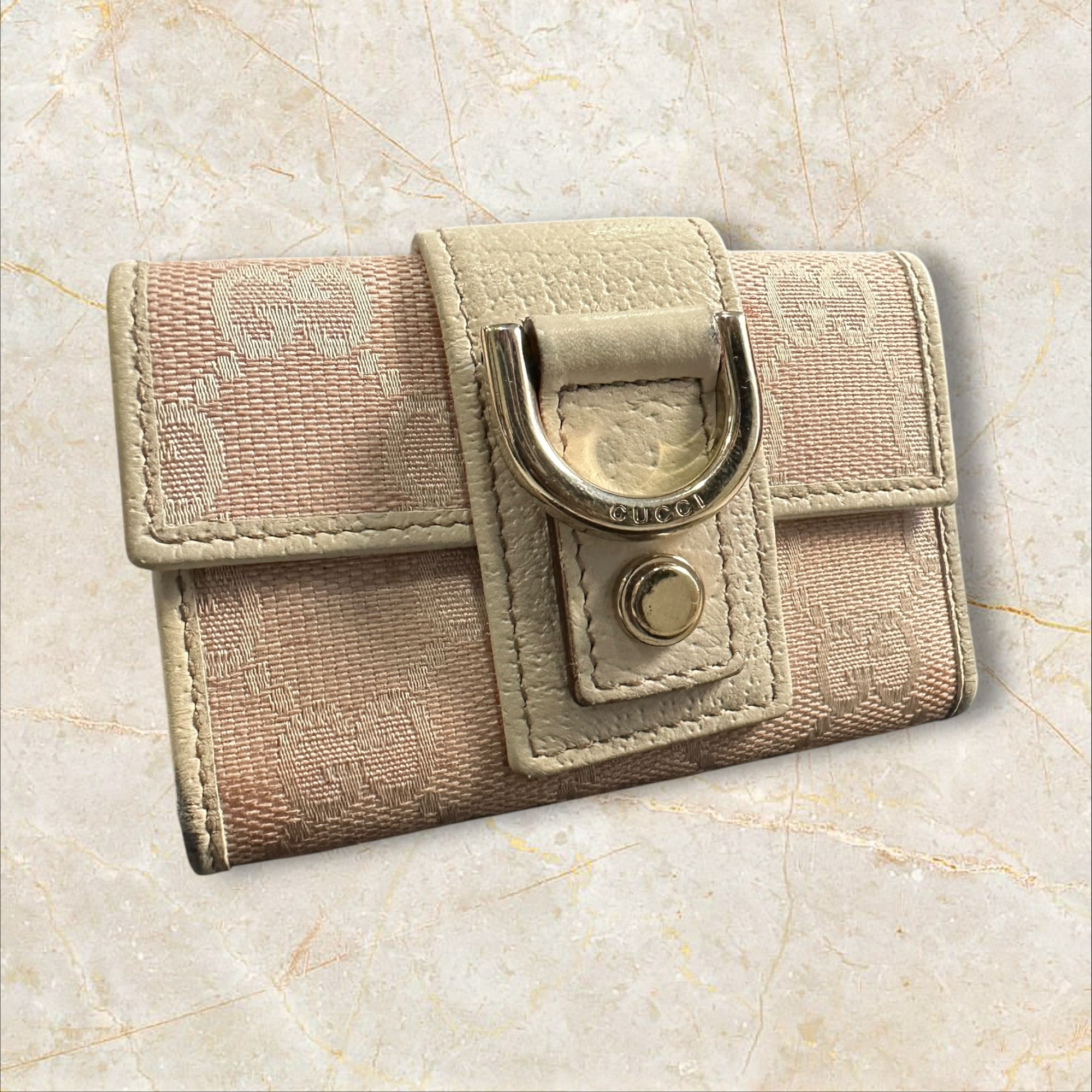 Gucci Vintage Schlüsselelefant / Keyholder — GG Monogramm