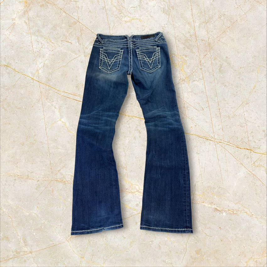 Y2K Vigoss Flared Low Waist Jeans Damen Size 38-40 / M-L