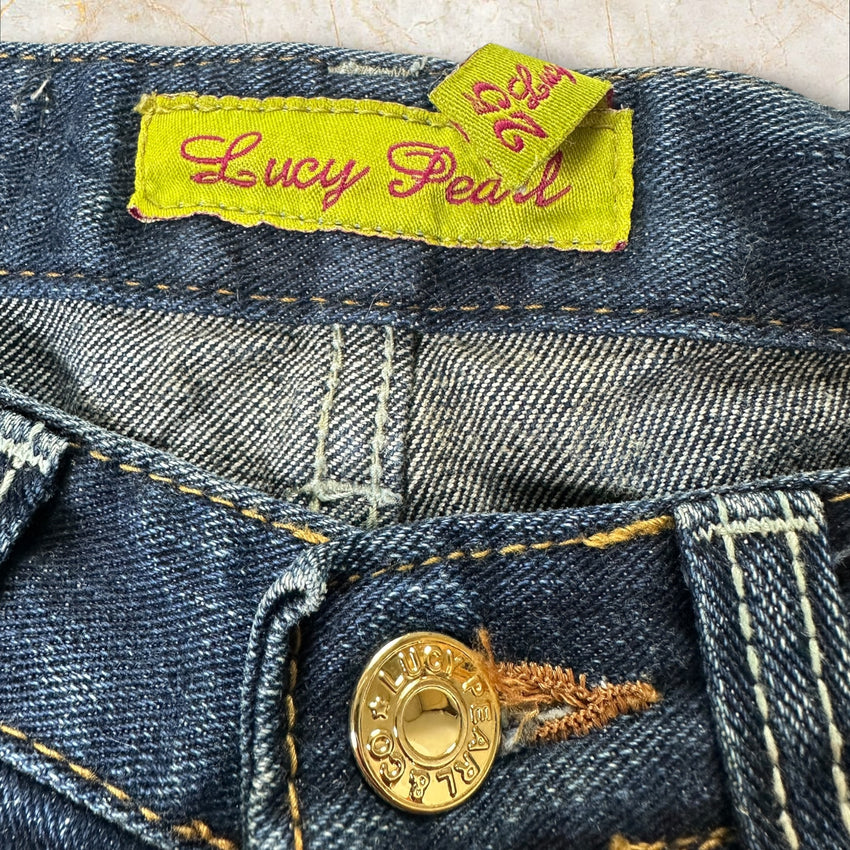 Lucy Pearl Damen Low Waist Flared Bootcut Jeans Size 34 / XS