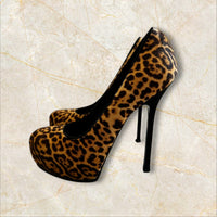 Y2K Yves Saint Laurent Leopard Pumps — Size 38