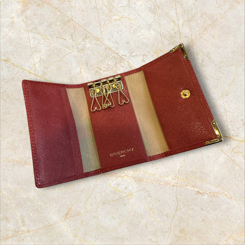 Givenchy Vintage Leder Schlüsseletui / Keyholder — Unisex