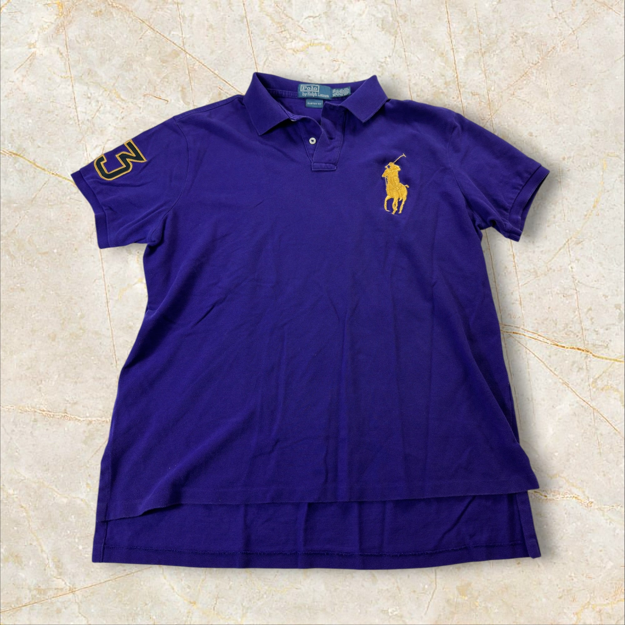 Ralph Lauren Big Pony Y2K Custom Fit Poloshirt Size XL