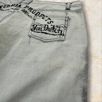 Y2K Von Dutch Herren Bootcut Jeans Size 44 / L