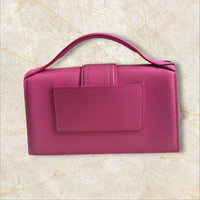 Jacquemus Le Grand Bambino Damen 
Handtasche / Crossbody — Pink & Gold Hardware
