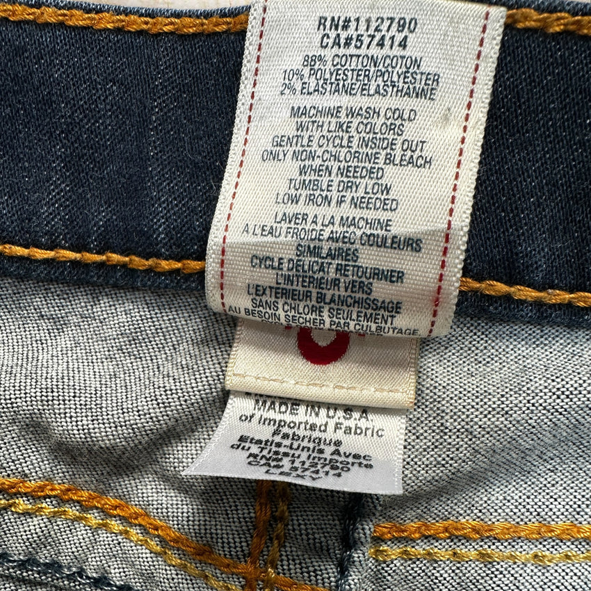 True Religion Y2K Flared Bootcut Jeans Size 38 / M