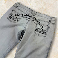 Y2K Von Dutch Herren Bootcut Jeans Size 44 / L