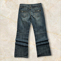 Y2K Feng You China Style Flared Damen Jeans — Size 40 / L