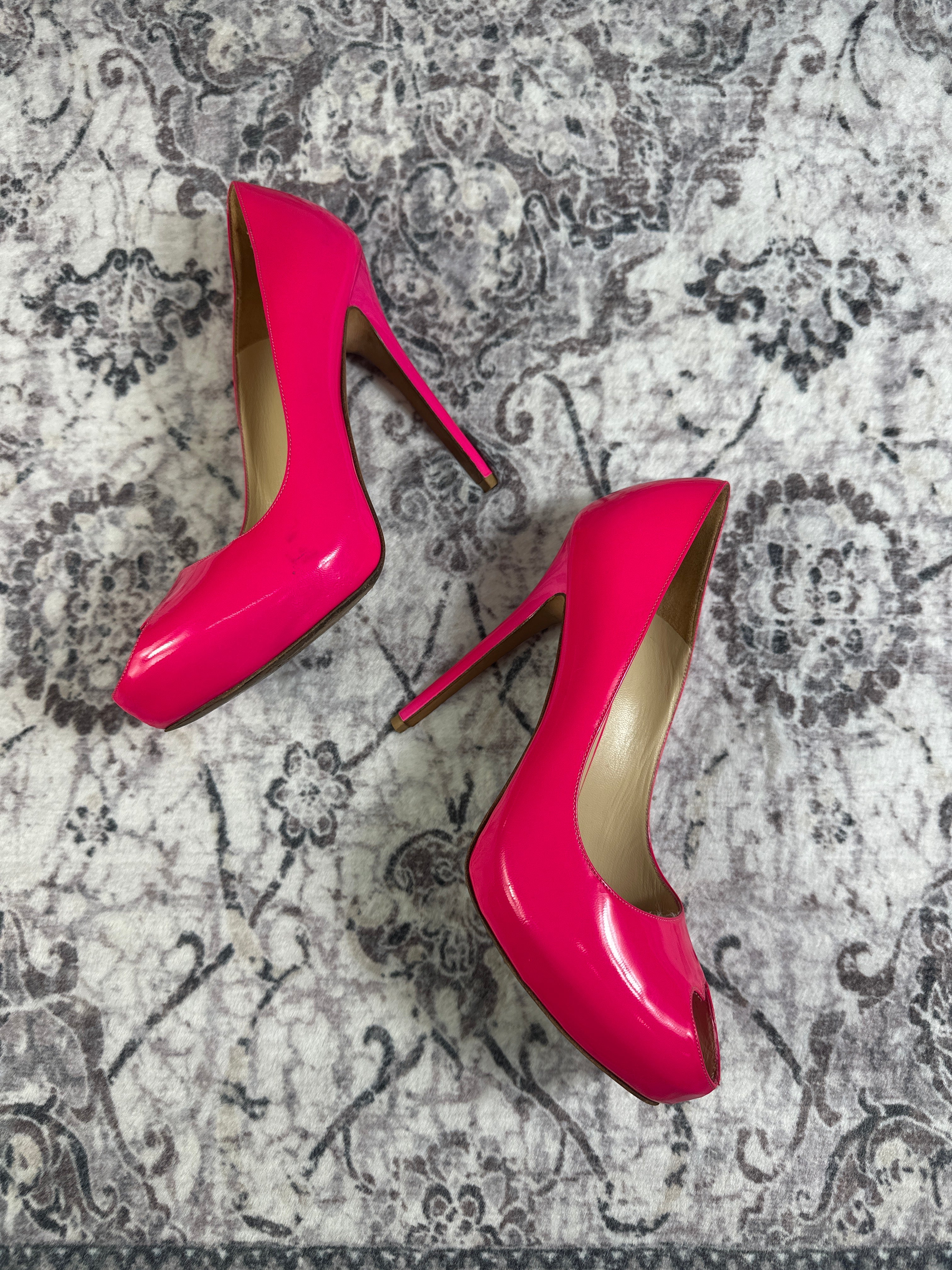 Y2K Alexander McQueen Peep Toe Pumps / High Heels 37.5