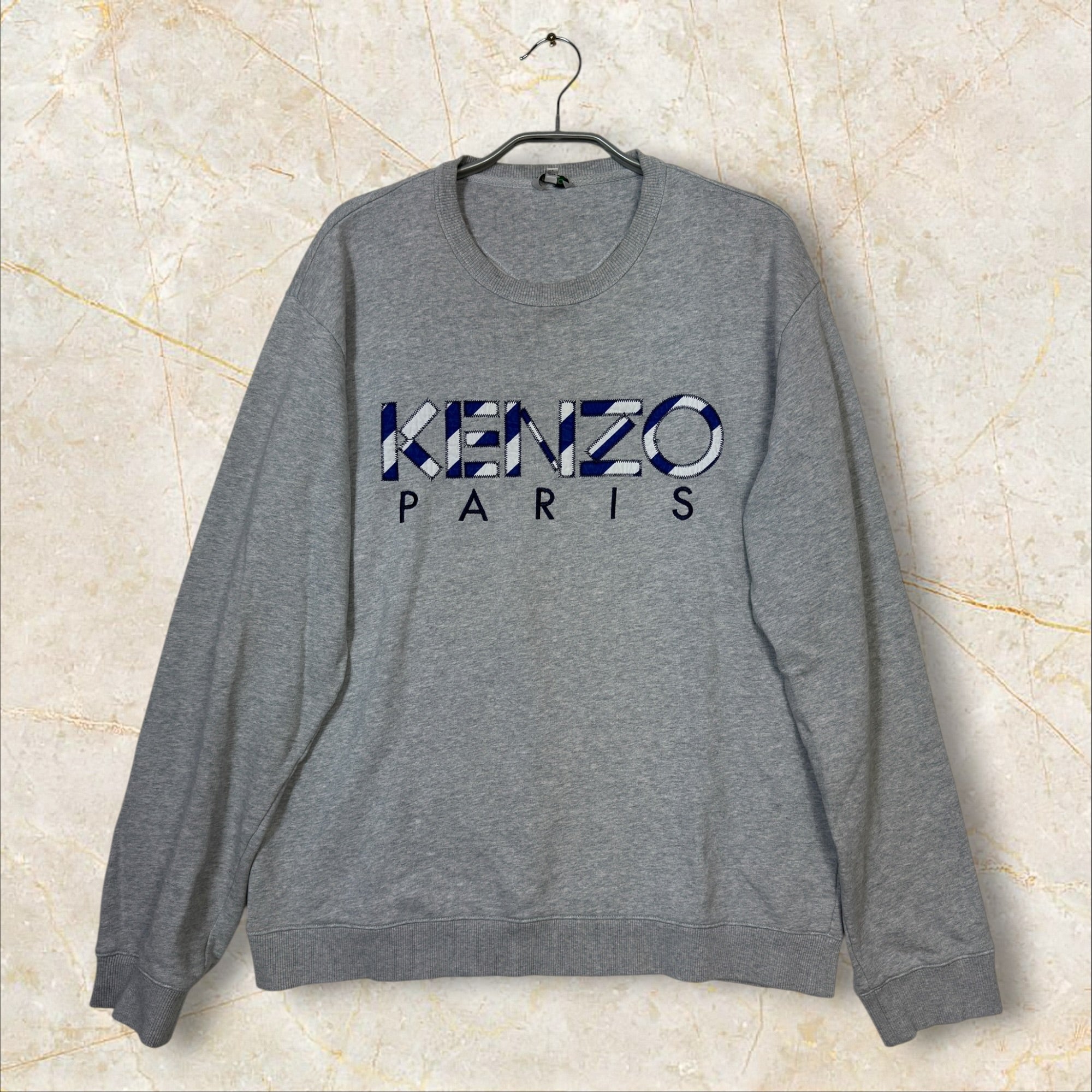 Kenzo Paris Vintage Herren Sweatshirt / Longsleeve — Grau