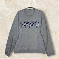 Kenzo Paris Vintage Herren Sweatshirt / Longsleeve — Grau