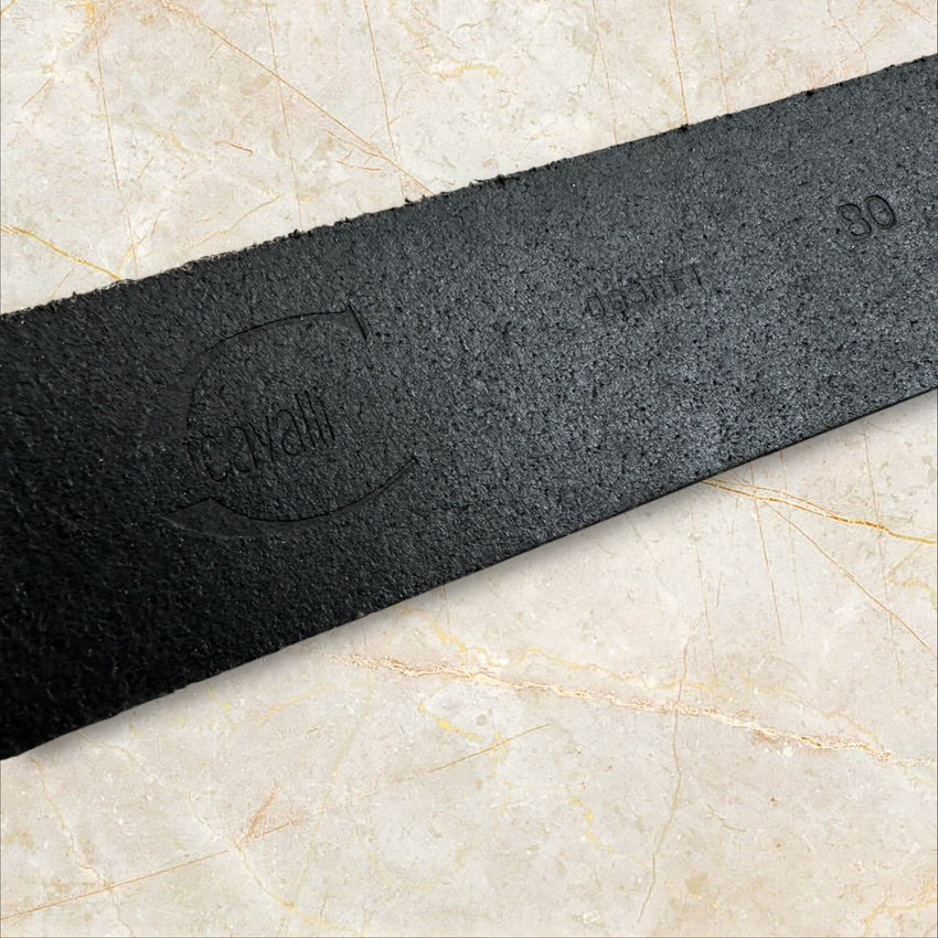 Y2K Just Cavalli Dragon Belt – Leder & Strass
