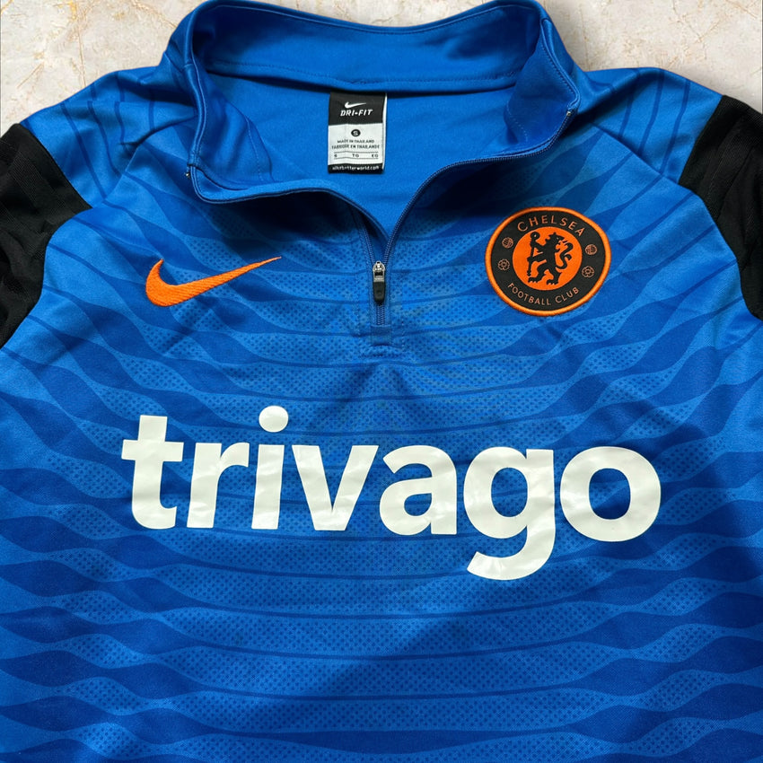 Nike Chelsea FC Quarter Zip Training Top Size S