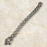 925 Silber Bohnenkette / Choker Damen Halskette — Rebel Gothic Style