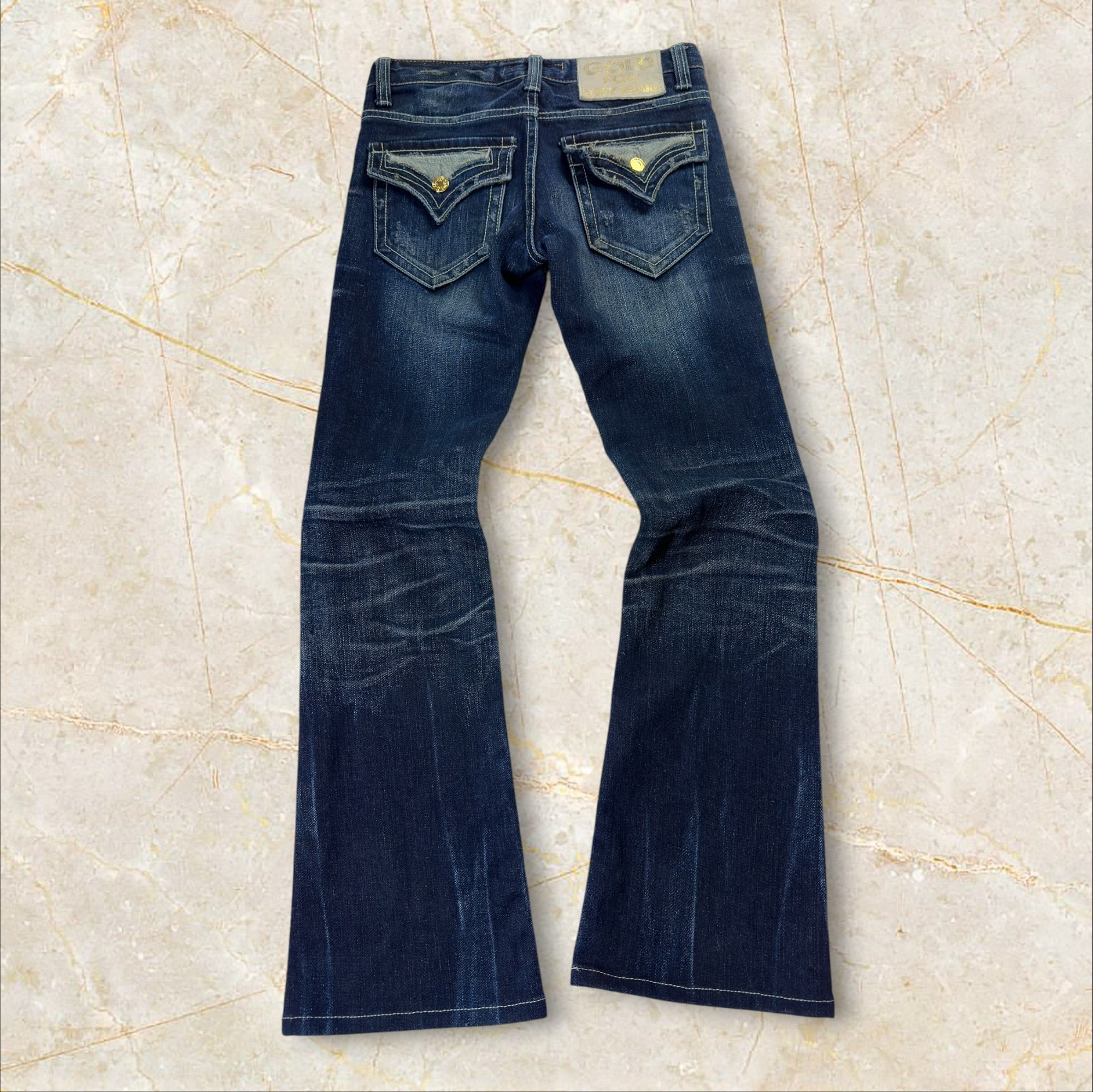 Lucy Pearl Damen Low Waist Flared Bootcut Jeans Size 34 / XS