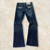 Lucy Pearl Damen Low Waist Flared Bootcut Jeans Size 34 / XS