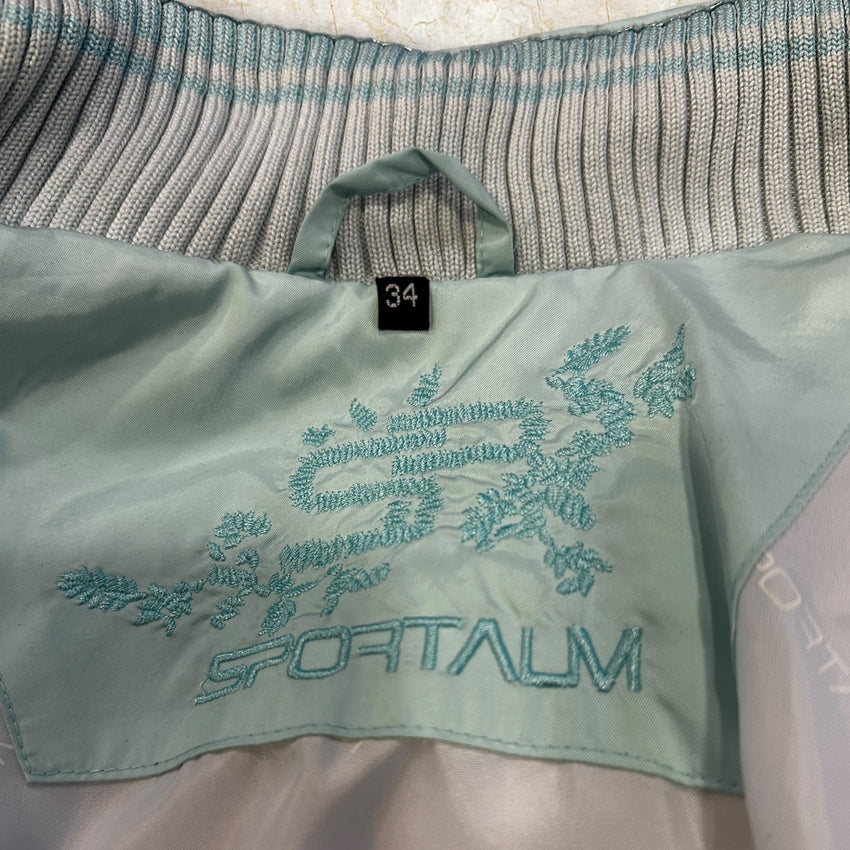 Y2K Sportalm Damen Jacke – Mint / Pastell (Size XS)