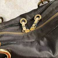 Roberto Cavalli Freedom Vintage Schultertasche — Y2K Multi-Pocket Design