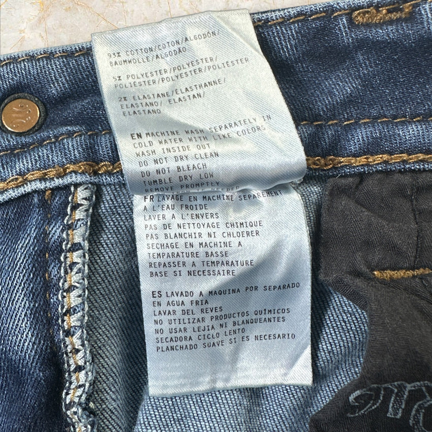 Y2K Miss Me High Rise Flared Jeans Damen Size 46 / 3XL