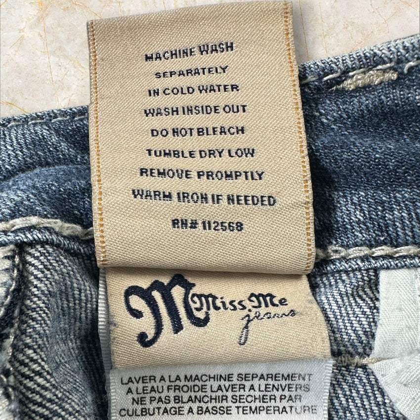 Y2K Miss Me Low Waist Flared Bootcut Jeans Damen Size 38 / M