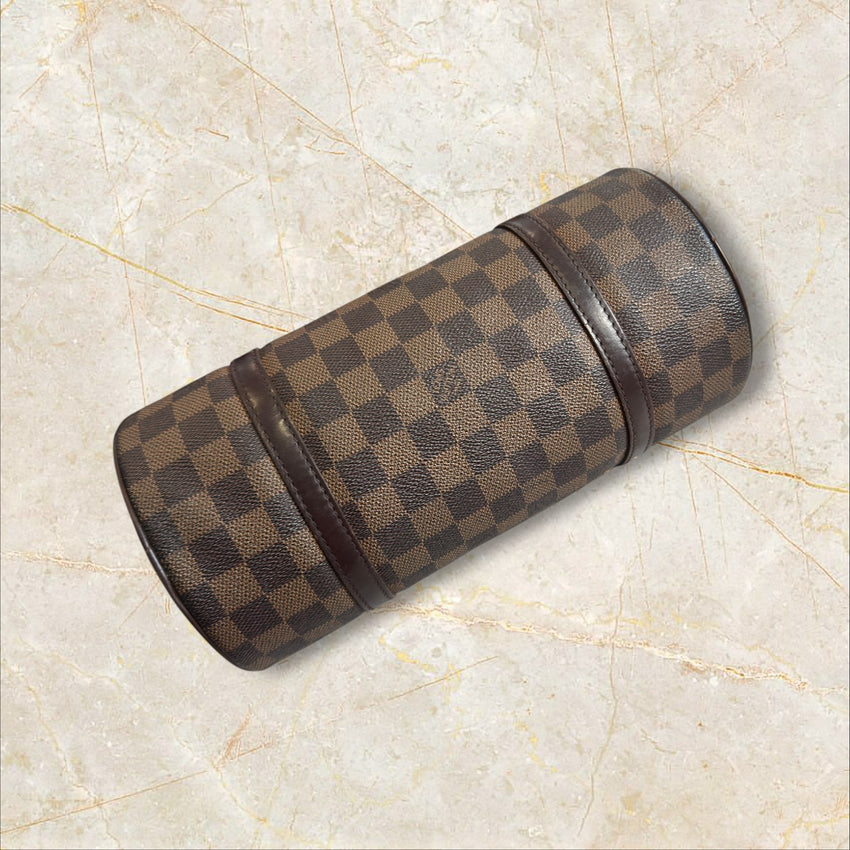Louis Vuitton Vintage Papillon 30 Damen Schultertasche — Damier Ebene