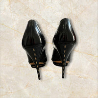 Y2K Miu Miu Peep-Toe Pumps — Size 38