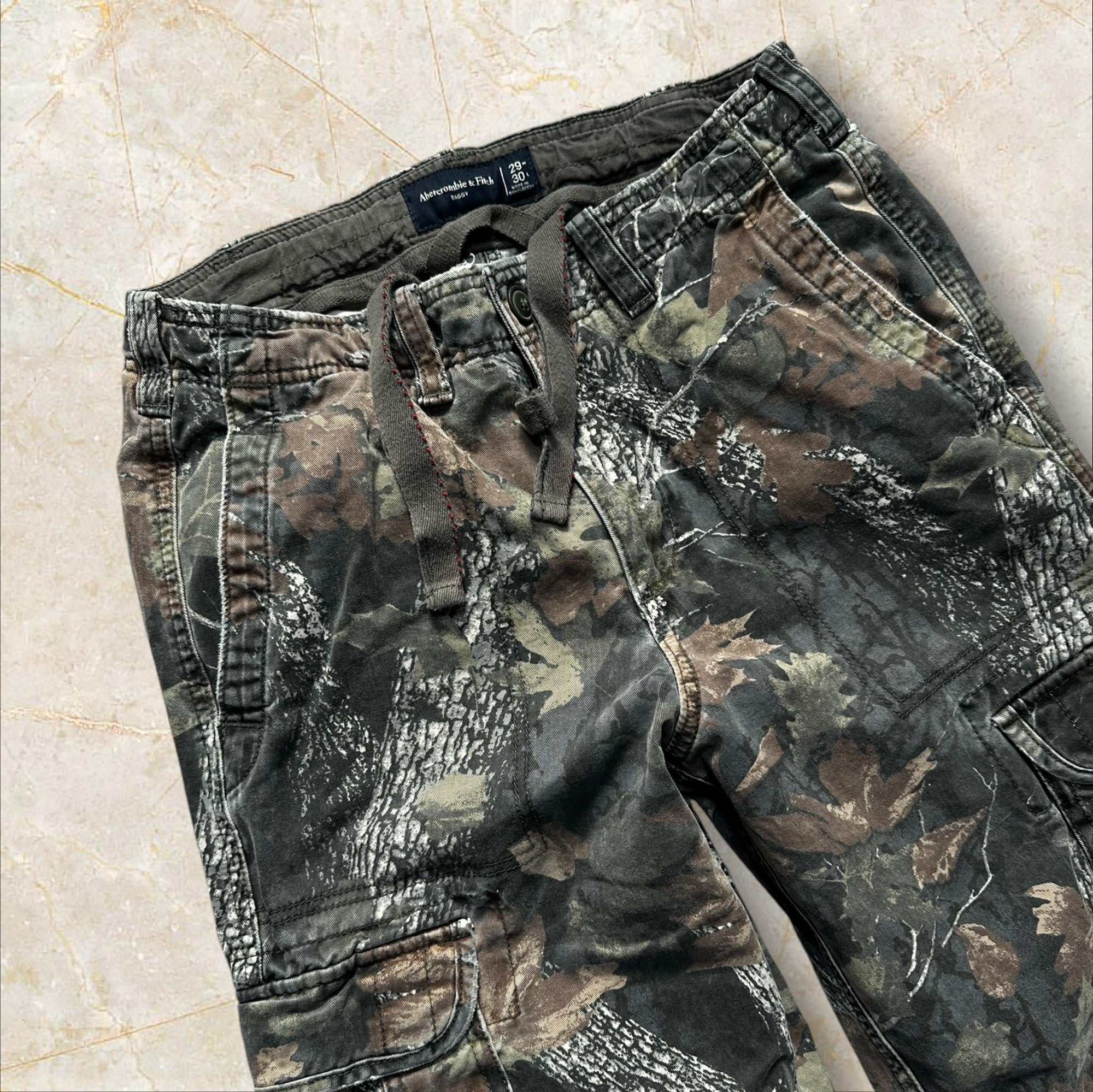 Y2K Abercrombie & Fitch Baggy Cargo Pants Size S / W29/L30
