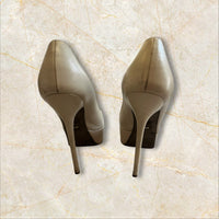 Sergio Rossi Damen Peep Toe Pumps — Size 37,5