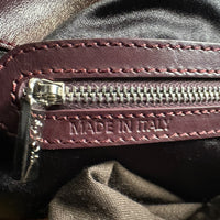 Tod‘s Vintage Leder Schultertasche / Tote Bag — Bordeauxrot