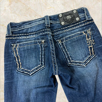 Y2K Miss Me Flared Bootcut Low Waist Jeans Size 32 / XXS