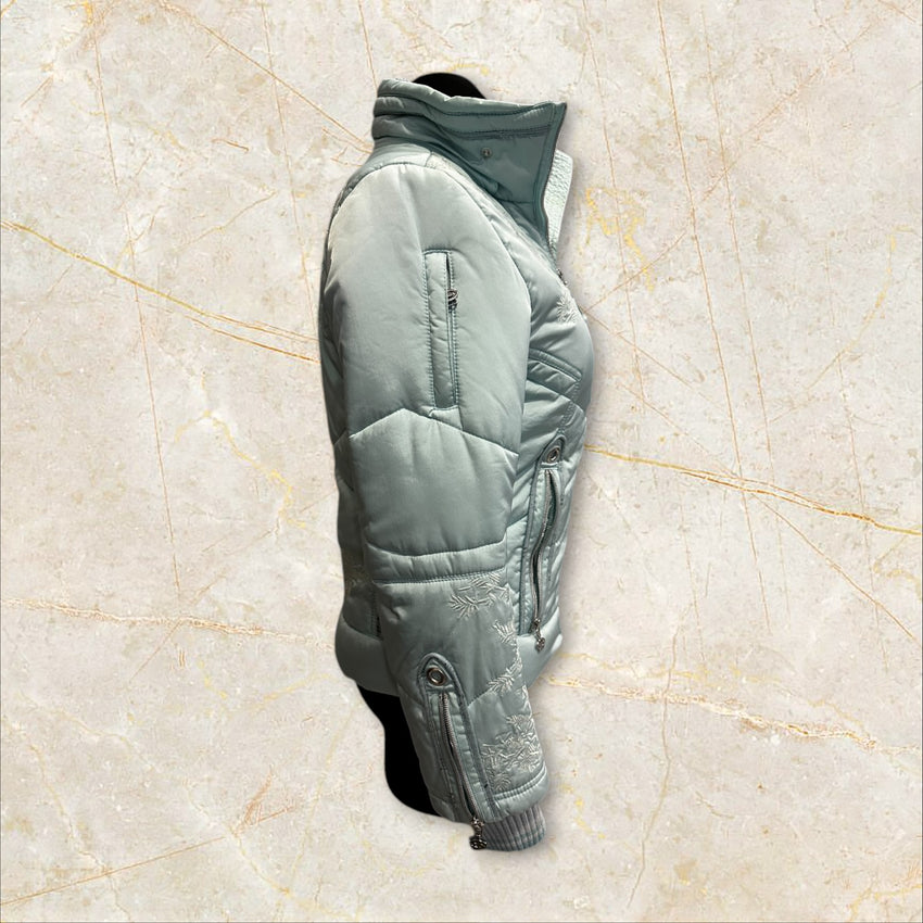 Y2K Sportalm Damen Jacke – Mint / Pastell (Size XS)