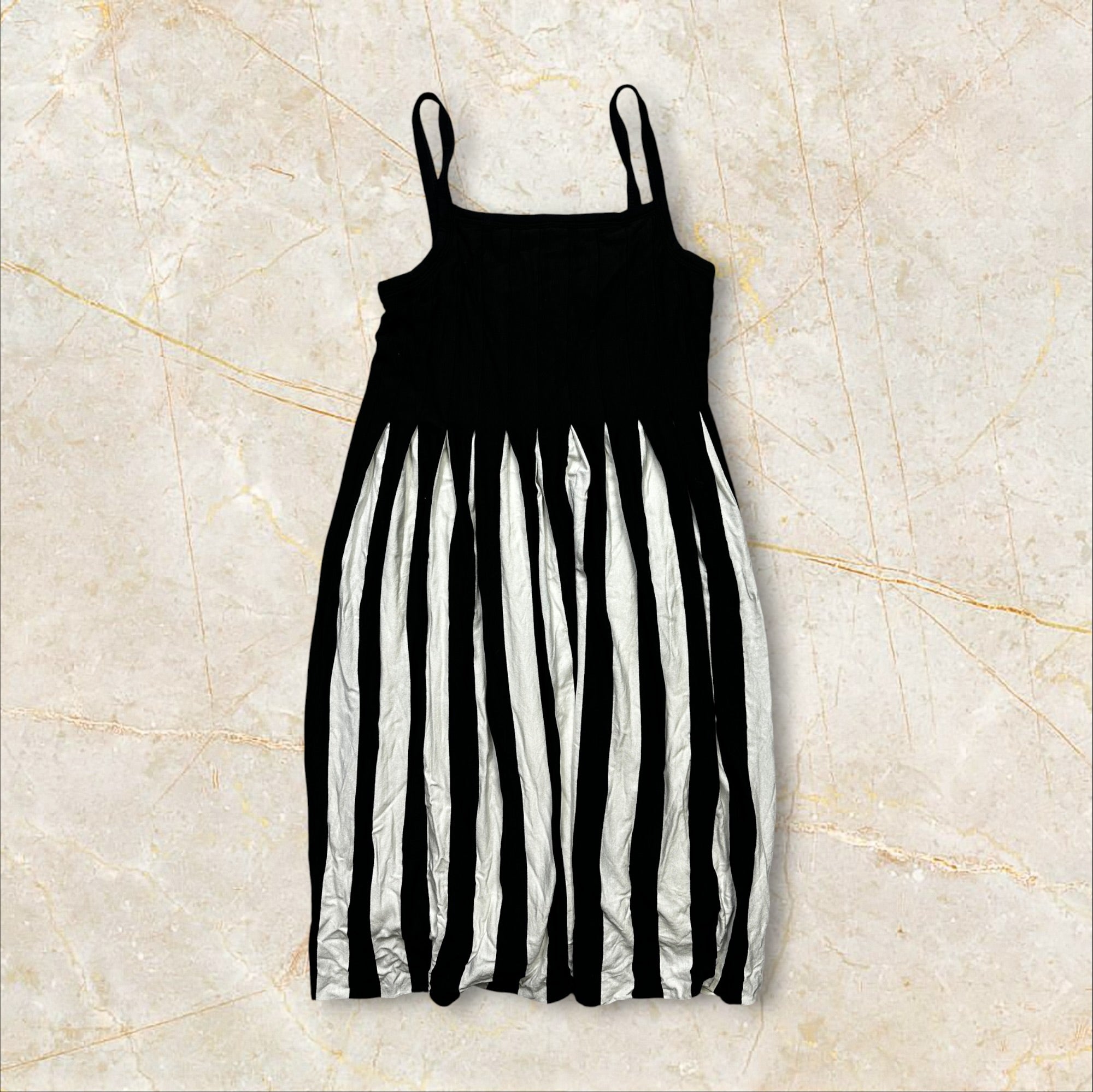 2000s Bailey Sommerkleid Streifen XS
