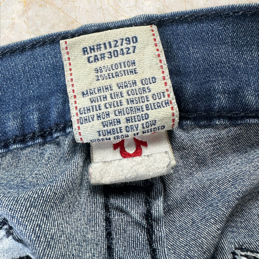 True Religion Y2K Cargo Skinny Herren Jeans Size 38 / S