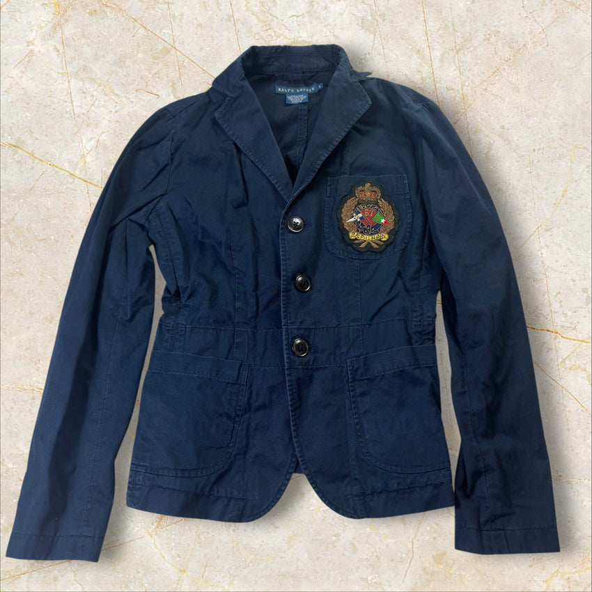 Ralph Lauren Vintage 90s / Y2K Damen Denim Jacke / Blazer — Size L (fittet eher wie eine M)