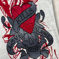 Y2K Ed Hardy V-Neck Shirt Size M