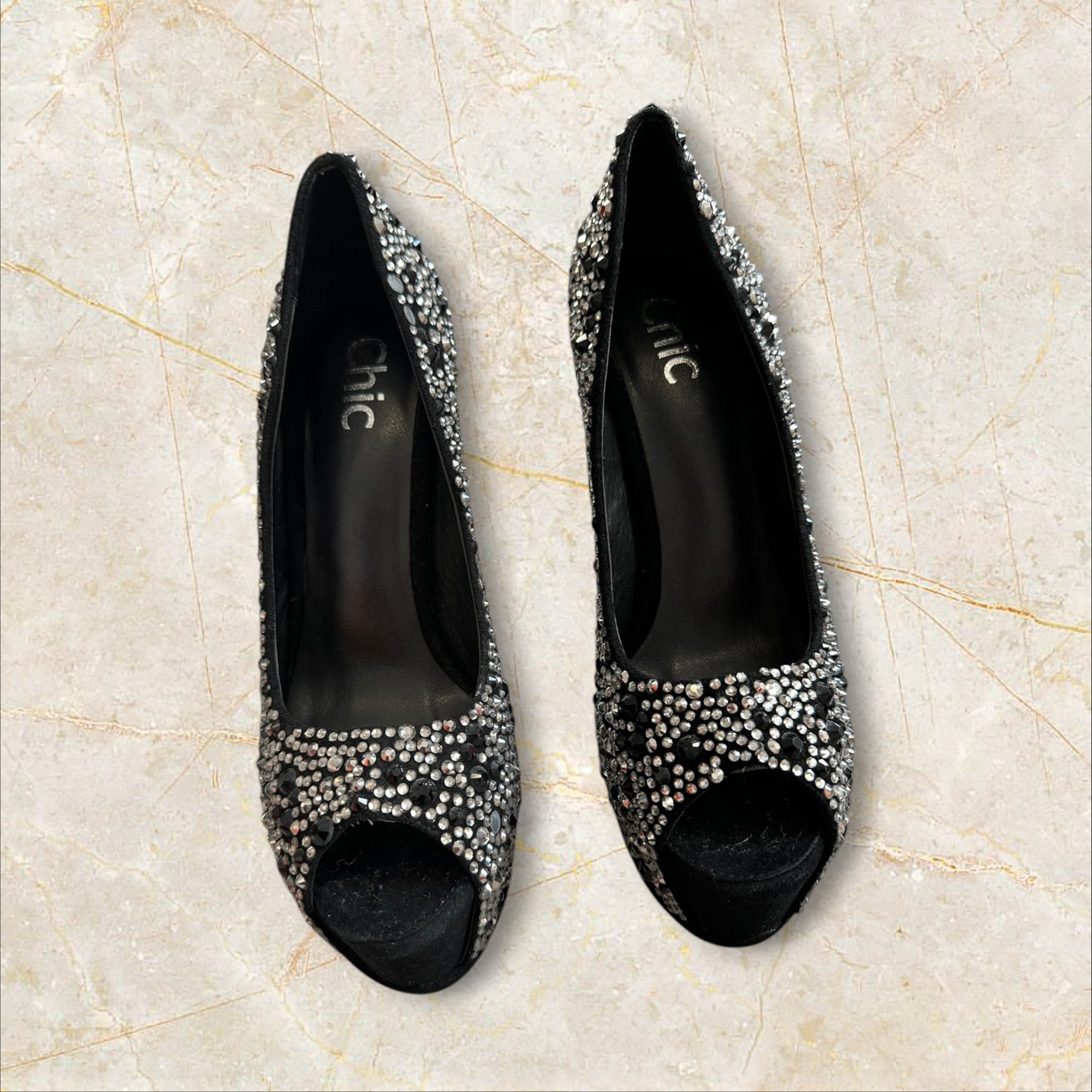 Y2K Chic Damen Pumps — Size 37