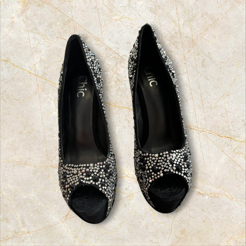 Y2K Chic Damen Pumps — Size 37