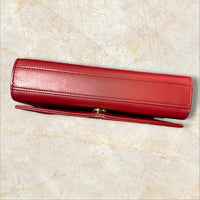 Yves Saint Laurent Kate Tassel (Pompoms) Crossbody – Red Leather
