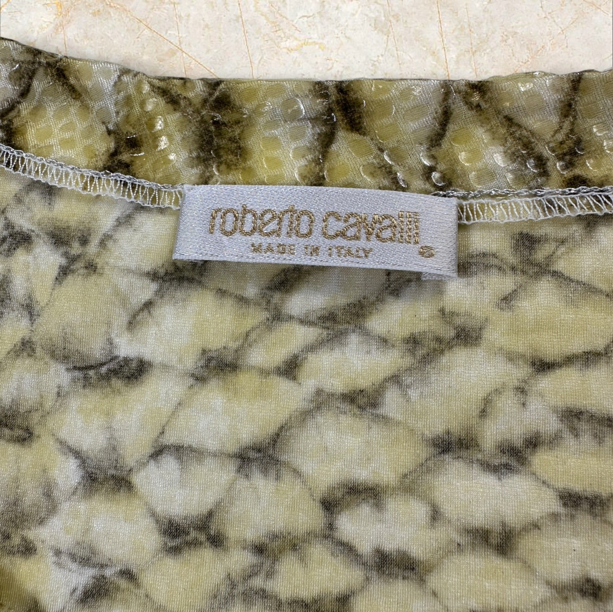 Roberto Cavalli Vintage Y2K Damen Top — Size S