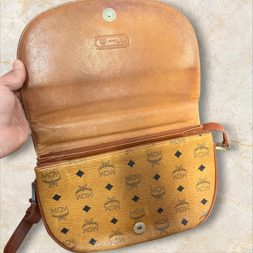 Vintage MCM Crossbody Bag – Classic Visetos Vibe