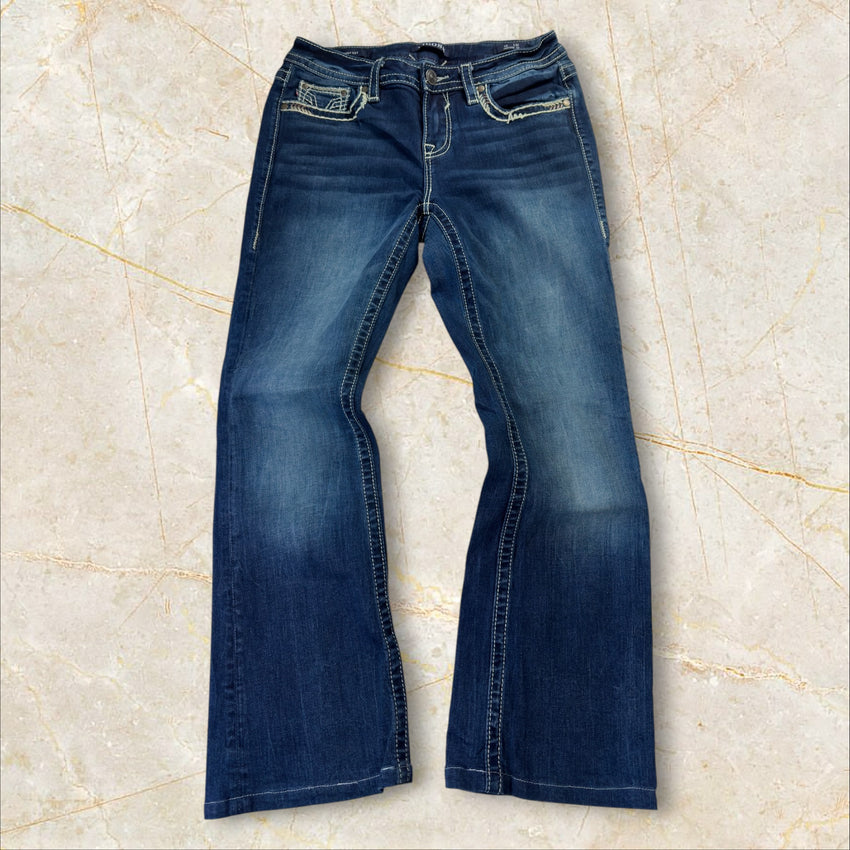 Y2K Vigoss Damen Flared Bootcut Jeans Size 38 / M