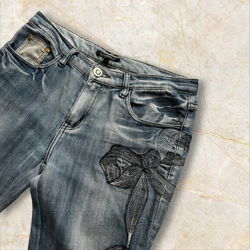 Y2K Daierna Damen Straight Jeans — Size 38 / M