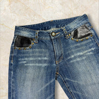 Y2K Japan Style Flared Bootcut Jeans Damen Size 36 / S
