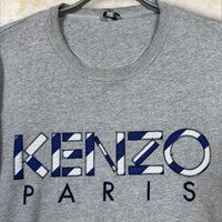 Kenzo Paris Vintage Herren Sweatshirt / Longsleeve — Grau