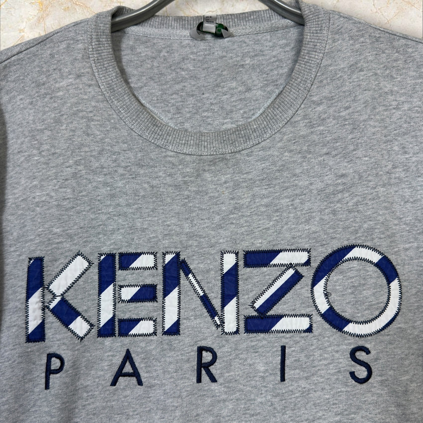 Kenzo Paris Vintage Herren Sweatshirt / Longsleeve — Grau