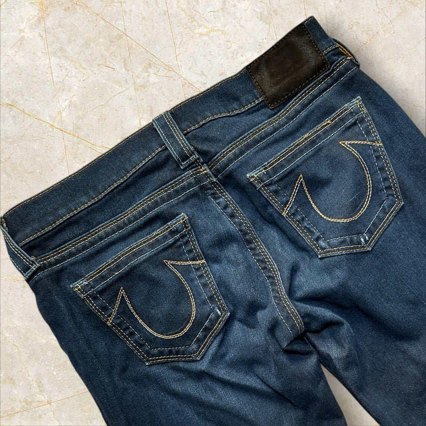 True Religion Y2K Flared Bootcut Jeans Size 38 / M