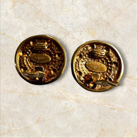 Vintage Chanel Ohrclips 1995 – Gold CC Logo